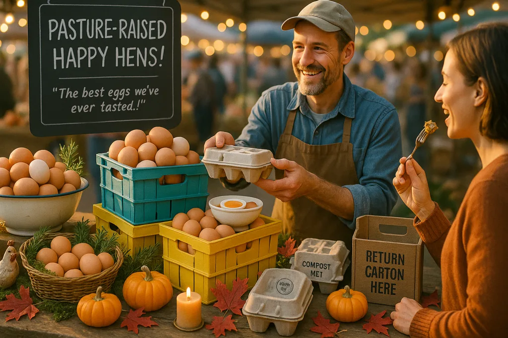 Egg Sales Soar With Creative Displays & Strategic Engagement