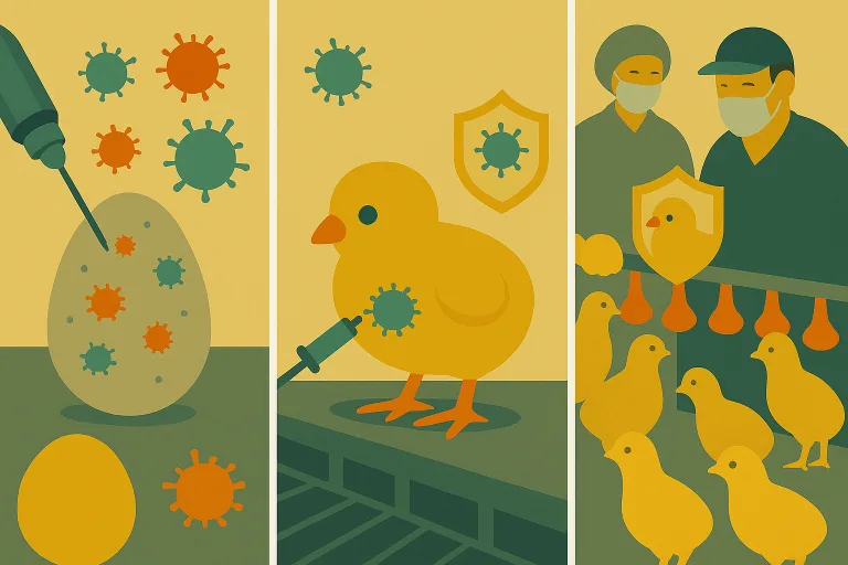 Comprehensive Guide to Poultry Vaccination: Age, Methods, and Disease Management