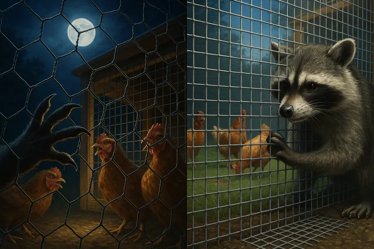 Selecting Metal Mesh Size for Predator-Proof Chicken Coops